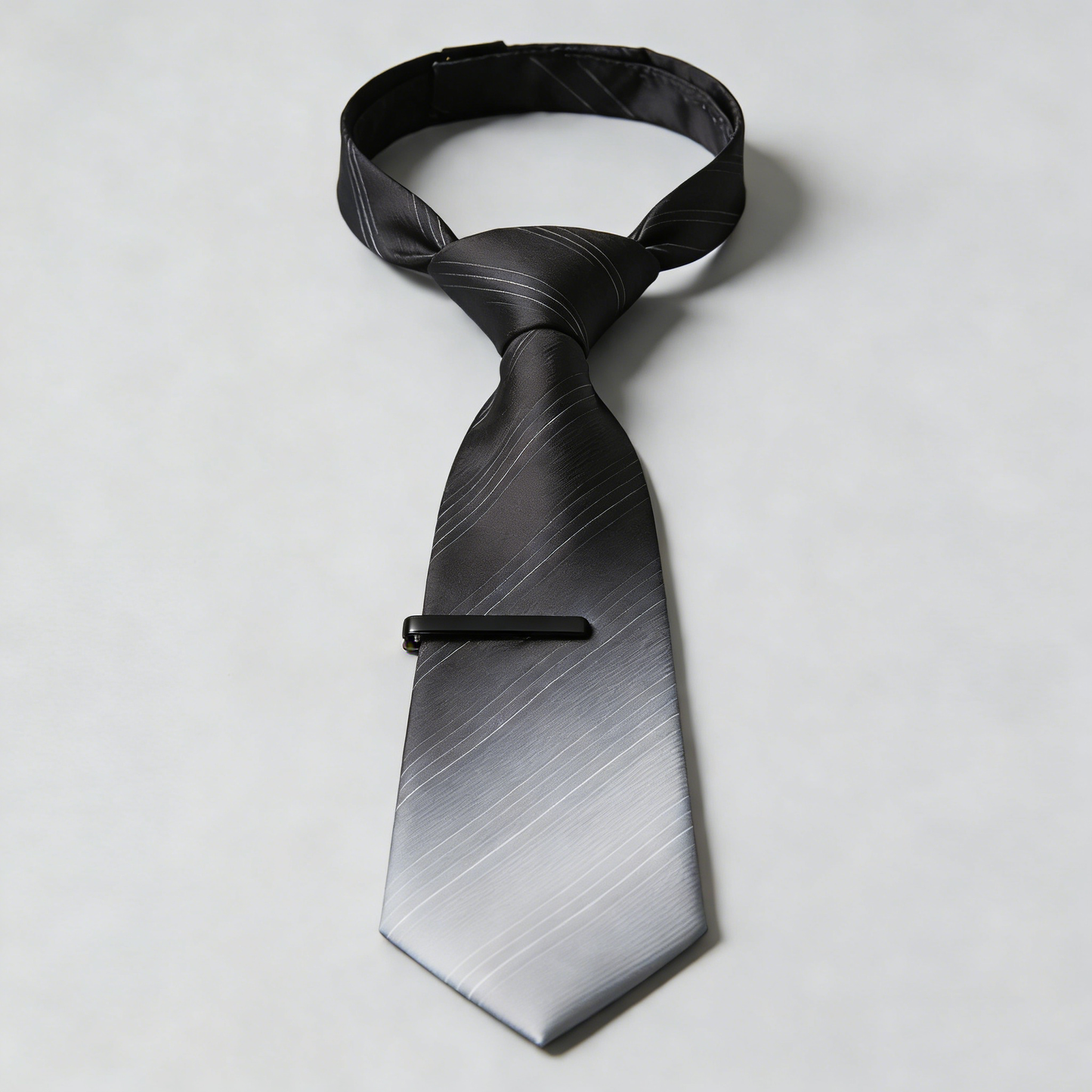Black And Grey Classic Tie