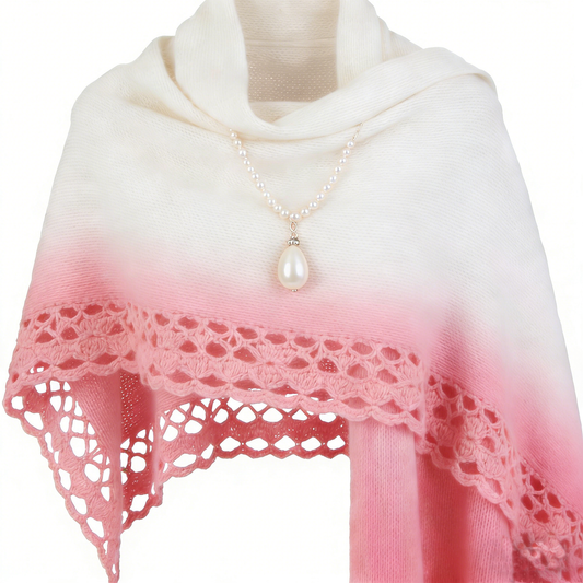 Blush Gradient Shawl